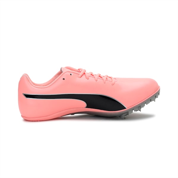 evoSPEED Sprint 10 Unisex Running Shoes, Elektro Peach-Puma Black-Puma Silver, extralarge-IND