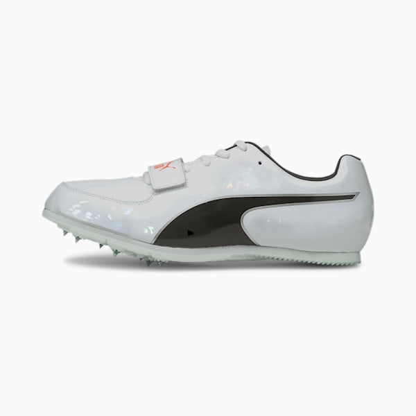 EvoSpeed Unisex Long Jumper, Puma White-Puma Black-Lava Blast, extralarge-IND