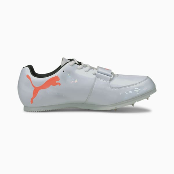 EvoSpeed Unisex Long Jumper, Puma White-Puma Black-Lava Blast, extralarge-IND