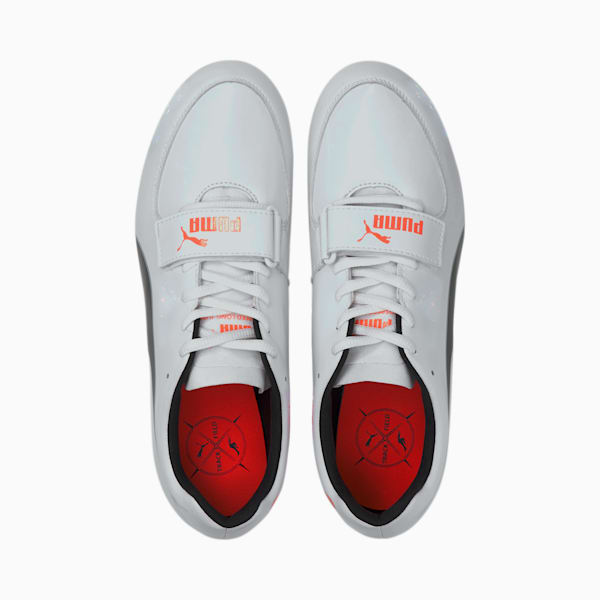 EvoSpeed Unisex Long Jumper, Puma White-Puma Black-Lava Blast, extralarge-IND