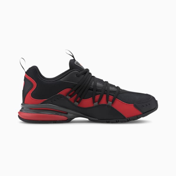 Silverion Men’s Running Shoes, Puma Blck-Hgh Rsk Rd-Cstlrck, extralarge