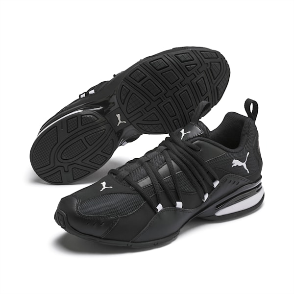 Silverion Men’s Running Shoes, Puma Black-Puma White