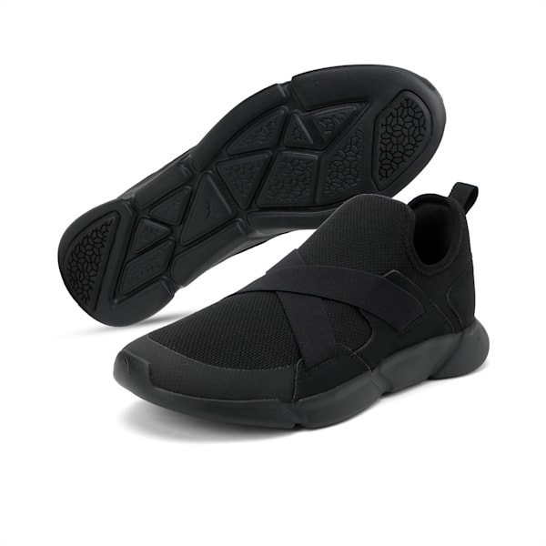 Strider v1 Slip-On Men's Walking Shoes, Puma Black-Puma Black, extralarge-IND