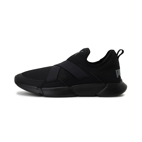 Strider v1 Slip-On Men's Walking Shoes, Puma Black-Puma Black, extralarge-IND