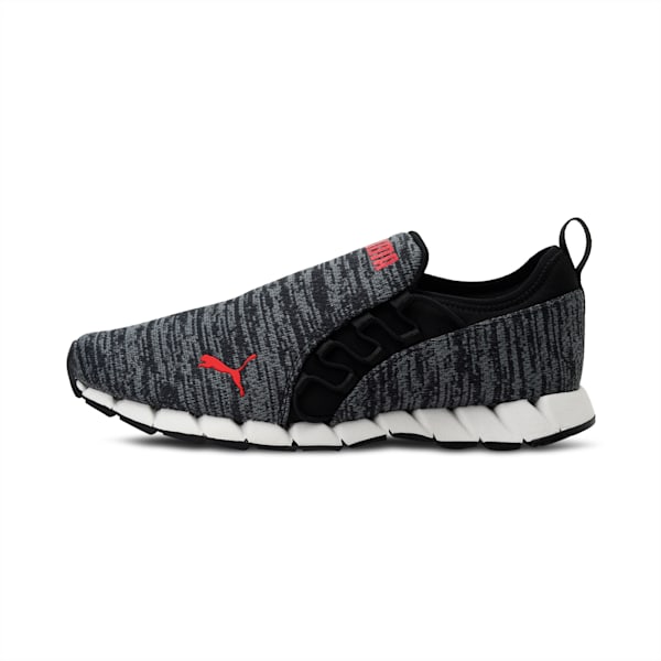 Osu Extreme Slip-On  Walking Shoes, Puma Black-High Risk Red