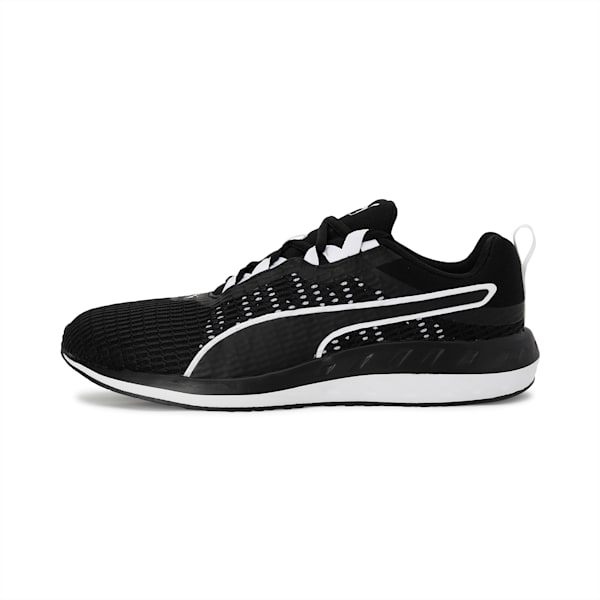 Flare 2 Dash Running Shoes, Puma Black-Puma White, extralarge-IND