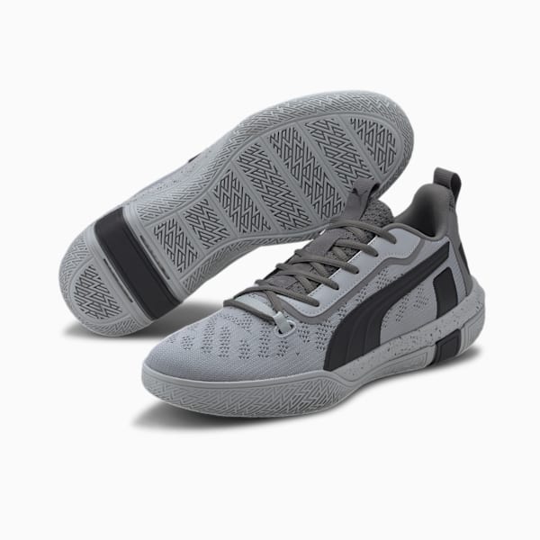 Legacy Low Men's Basketball Shoes, Puma Black-Quarry, extralarge