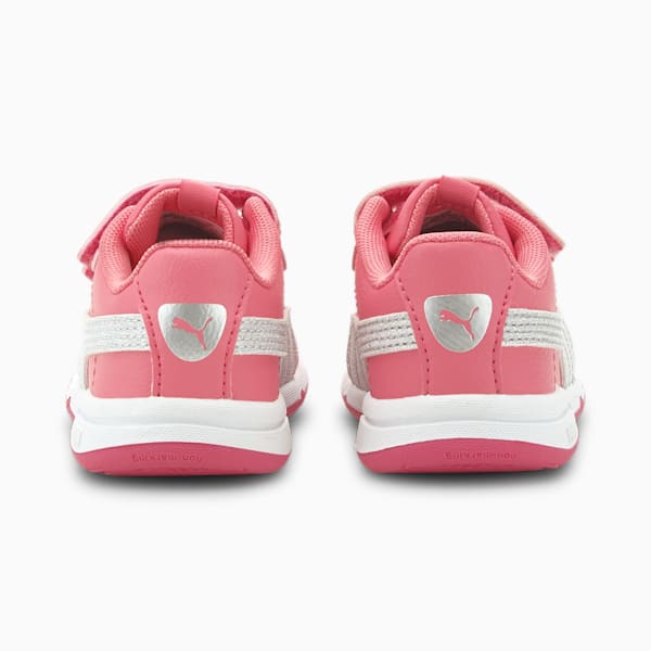 Stepfleex 2 SL VE Glitz Baby Girls' Shoes, Bubblegum-Puma Silver-Puma White, extralarge-IND