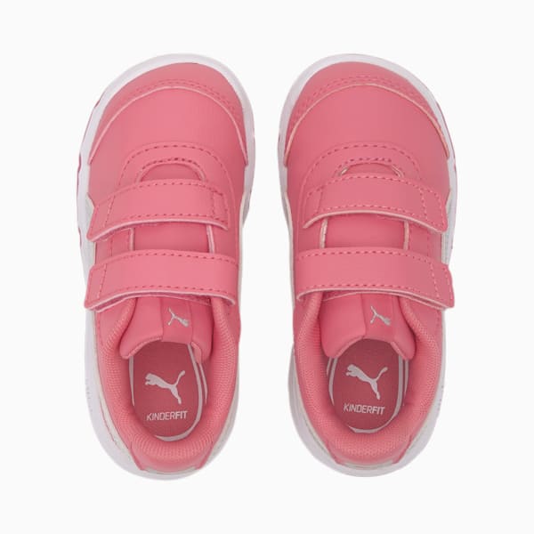 Stepfleex 2 SL VE Glitz Baby Girls' Shoes, Bubblegum-Puma Silver-Puma White, extralarge-IND