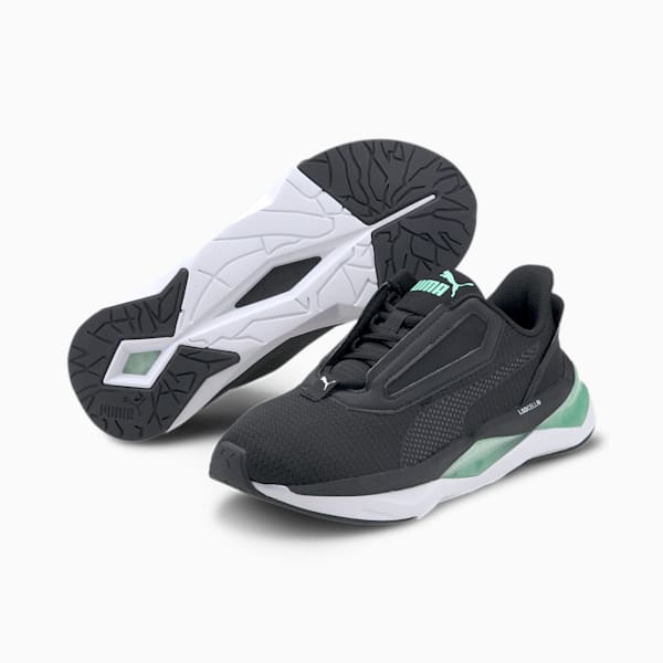 LQDCELL Shatter XT NC Women's Training Shoes, Puma Black-Green Glimmer, extralarge