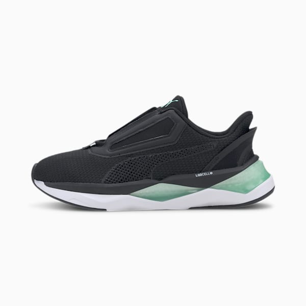 LQDCELL Shatter XT NC Women's Training Shoes, Puma Black-Green Glimmer, extralarge