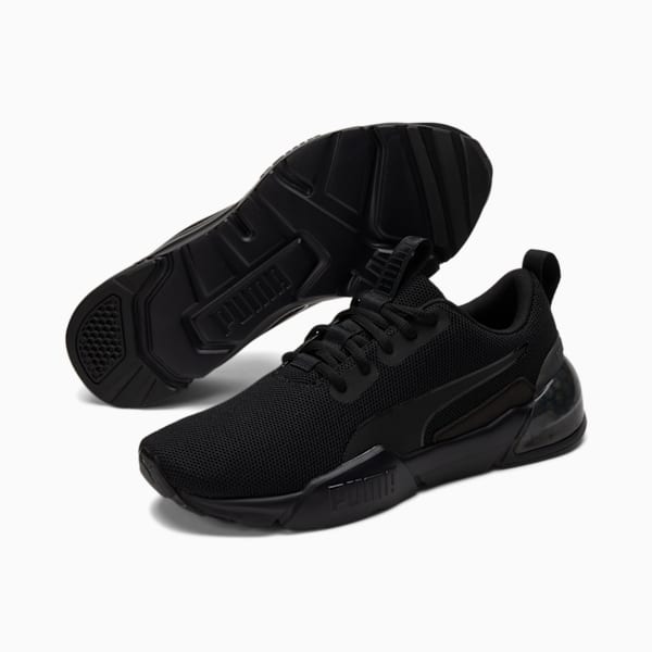 Black puma gym shoes deals
