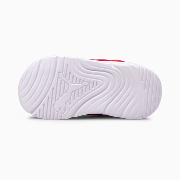Fun Racer Toddler Slip-On Shoes, Poppy Red-Puma White, extralarge