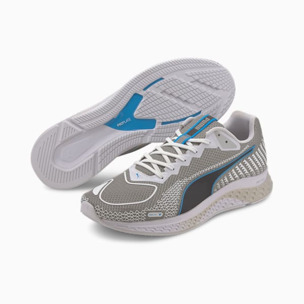 SPEED SUTAMINA 2 Men's Running Shoes, Puma White-Nrgy Blue, extralarge