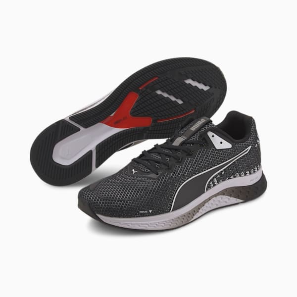 SPEED Sutamina 2 Men's Running Shoes, Puma Black-Puma White, extralarge-AUS