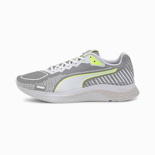 SPEED SUTAMINA 2 Women's Running Shoes, Gray Violet-White-Yellow, extralarge