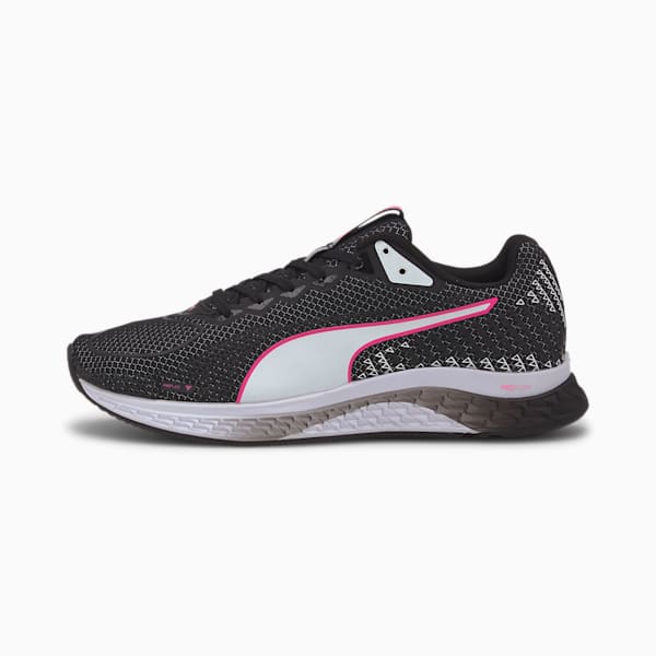 SPEED Sutamina 2 Women's Running Shoes, Puma Black-Puma White-Luminous Pink, extralarge-AUS