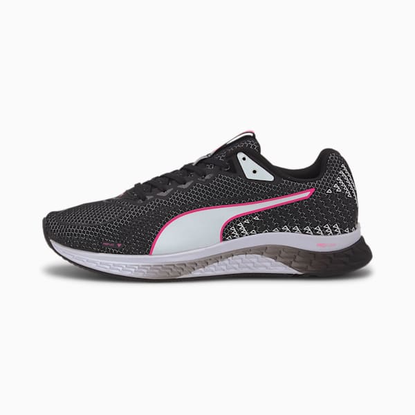 SPEED Sutamina 2 Women's Running Shoes, Puma Black-Puma White-Luminous Pink, extralarge-IND