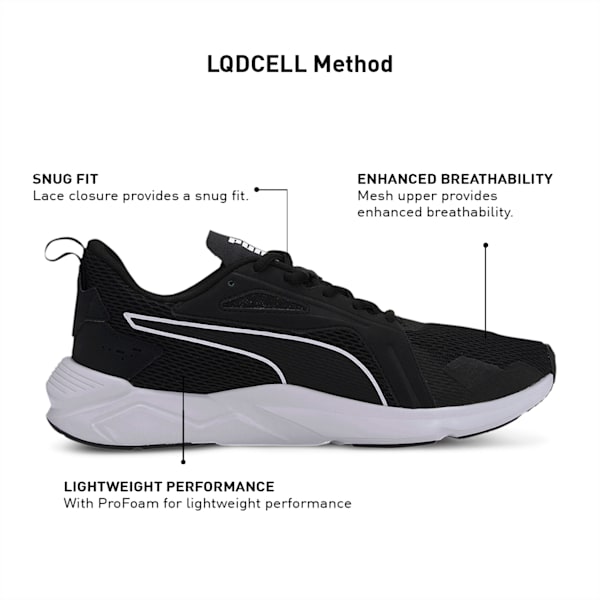 LQDCELL Method Men's Training Shoes, Puma Black-Puma White