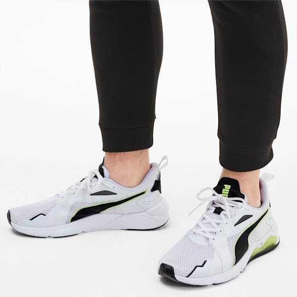 LQDCELL Method Men's Training Shoes, Puma White-Puma Black-Fizzy Yellow, extralarge-IND