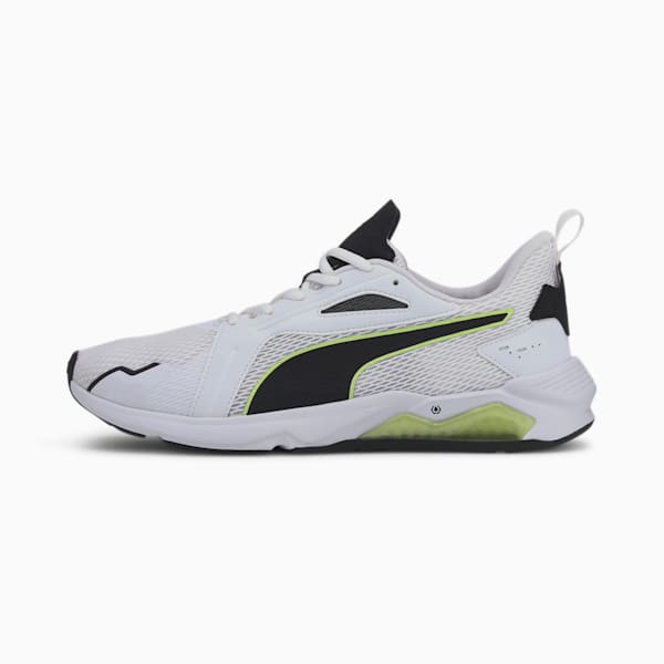 LQDCELL Method Men's Training Shoes, Puma White-Puma Black-Fizzy Yellow, extralarge-IND