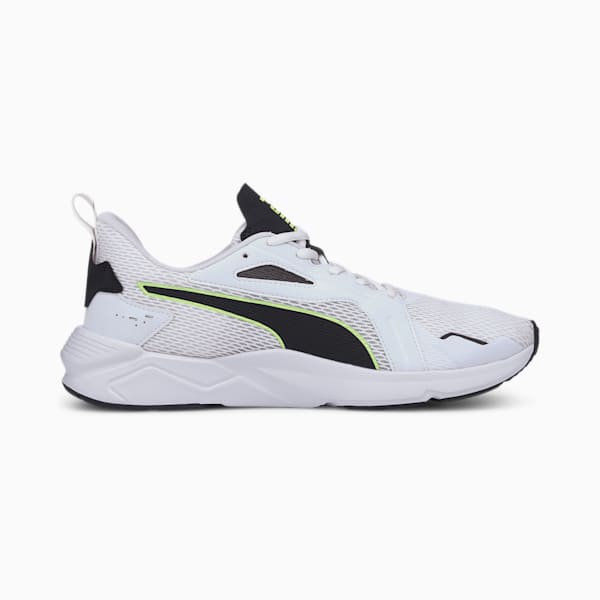LQDCELL Method Men's Training Shoes, Puma White-Puma Black-Fizzy Yellow, extralarge-IND