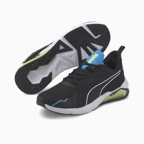 LQDCELL Method Men's Training Shoes, Puma Black-Nrgy Blue-Fizzy Yellow, extralarge
