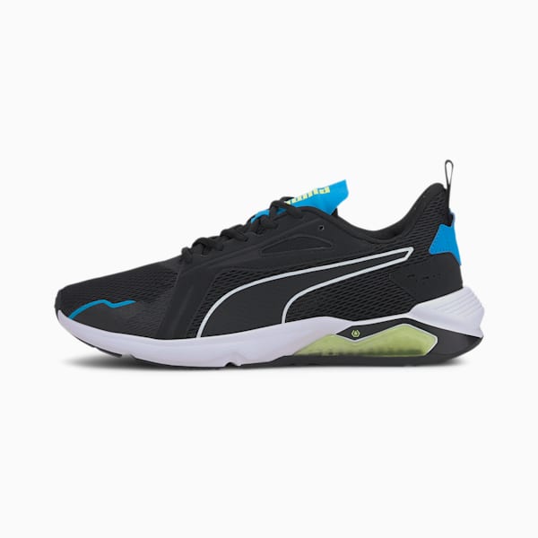 LQDCELL Method Men's Training Shoes, Puma Black-Nrgy Blue-Fizzy Yellow, extralarge-IND