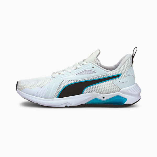 LQDCELL Method Men's Training Shoes, Puma White-Puma Black-Scuba Blue, extralarge