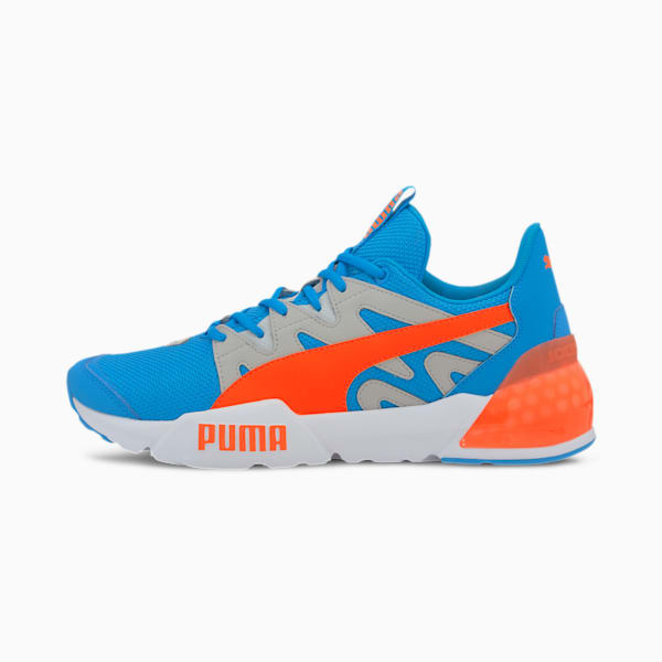 CELL Pharos Neon Men's Training Shoes, Nrgy Blue-Gray Violet-Orange, extralarge