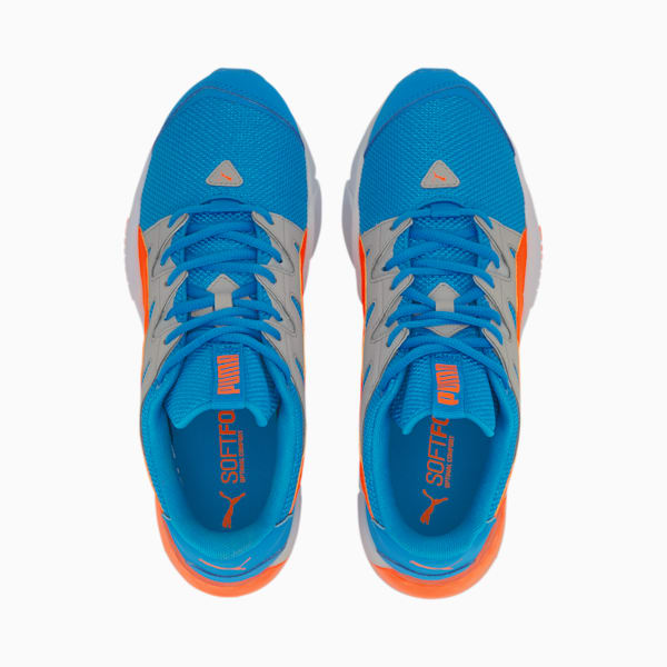 CELL Pharos Neon Men's Training Shoes, Nrgy Blue-Gray Violet-Ultra Orange, extralarge