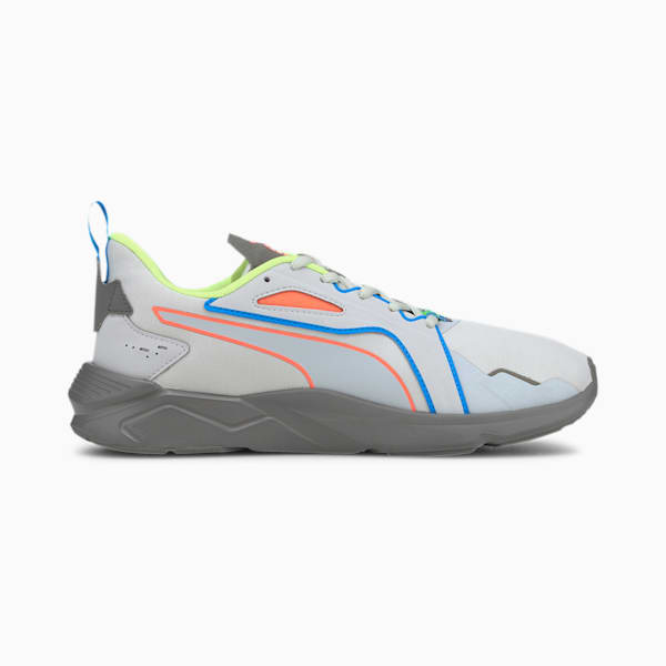 PUMA x FIRST MILE LQDCELL Method Xtreme Men's Training Shoes, Gray Violet-Fizzy Yellow-Ultra Gray-Ultra Orange, extralarge