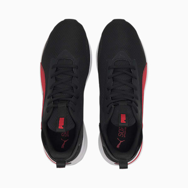 SOFTRIDE Rift Men's Walking Shoes, Puma Black-High Risk Red, extralarge-IND