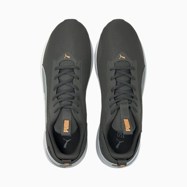 SoftRide Rift Men's Running Shoes, CASTLEROCK-Quarry-Soft Fluo Orange, extralarge