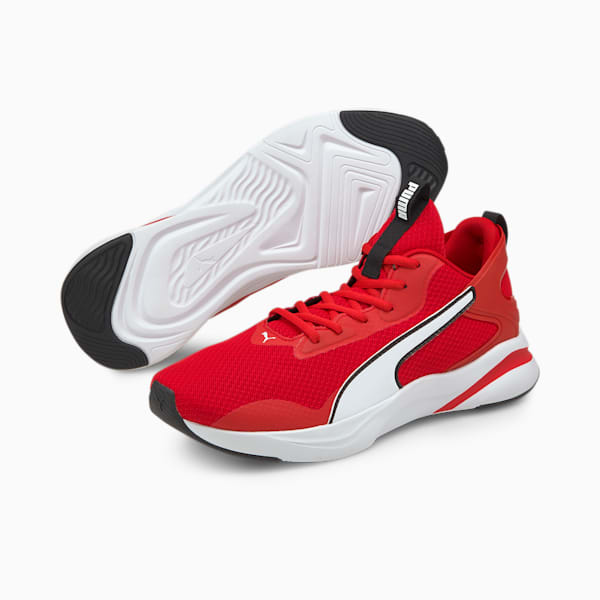 SoftRide Rift Men's Running Shoes, High Risk Red-Puma White-Puma Black, extralarge