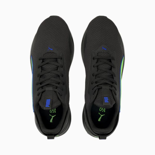 SOFTRIDE Rift Tech Men's Running Shoes, Puma Black-Green Glare