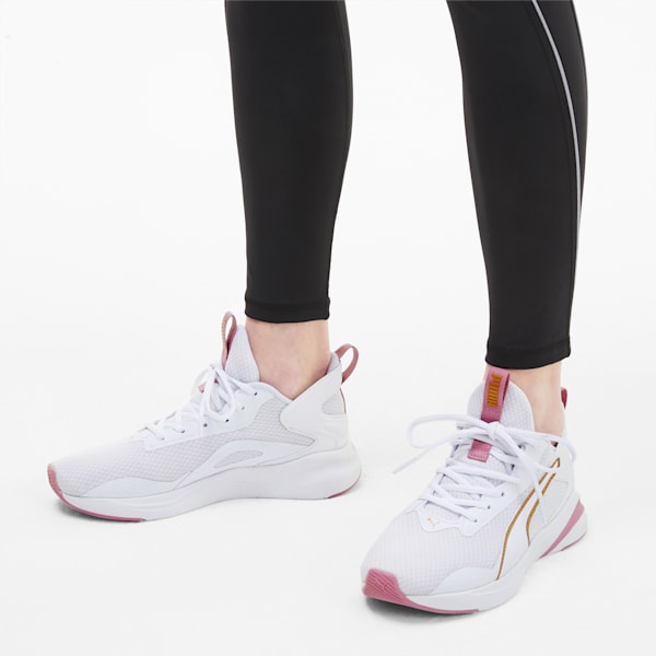 SOFTRIDE Rift Women's Walking Shoes, Puma White-Foxglove, extralarge-AUS