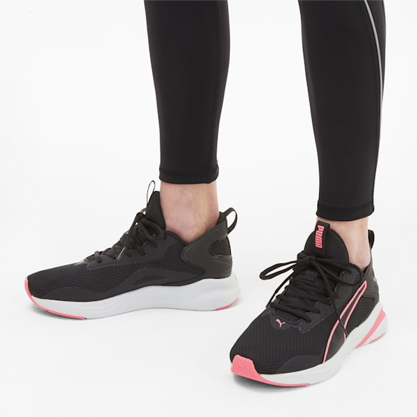 SOFTRIDE Rift Women's Walking Shoes, Puma Black-Luminous Peach, extralarge-AUS