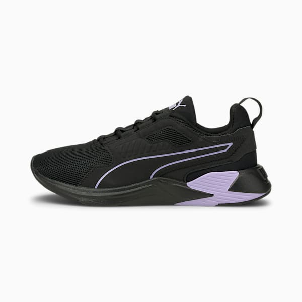 Disperse XT Women's Training Shoes, Puma Black-Light Lavender, extralarge-AUS