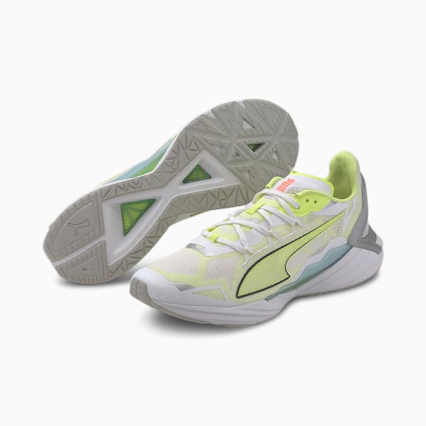 UltraRide ProFoam Men's Running Shoes, Puma White-Fizzy Yellow, extralarge