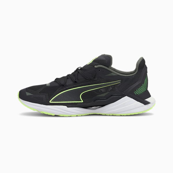 UltraRide ProFoam Men's Running Shoes, Puma Black-Elektro Green-Puma White, extralarge-AUS