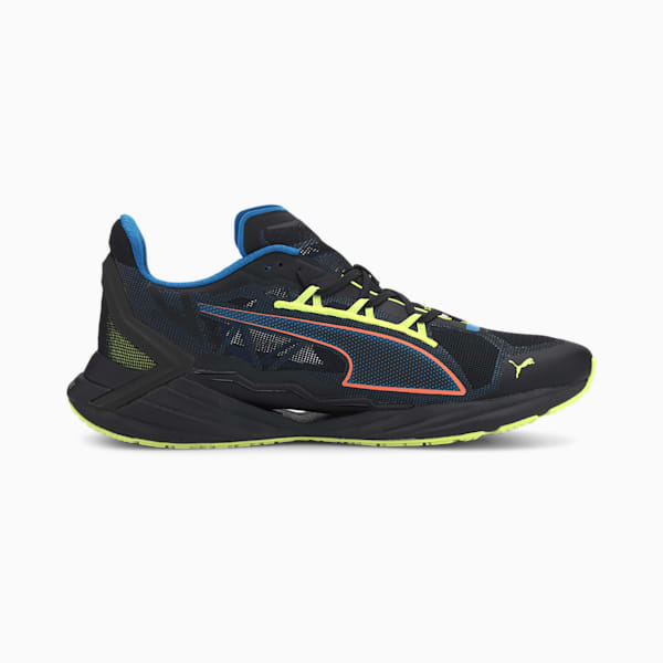 PUMA x FIRST MILE Ultra Ride Xtreme Men's Running Shoes, Puma Black-Nrgy Blue-Ultra Orange, extralarge-AUS