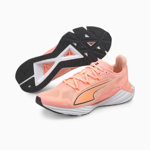 Ultraride Women's Running Shoes, Elektro Peach-Puma Black-Puma White, extralarge-AUS