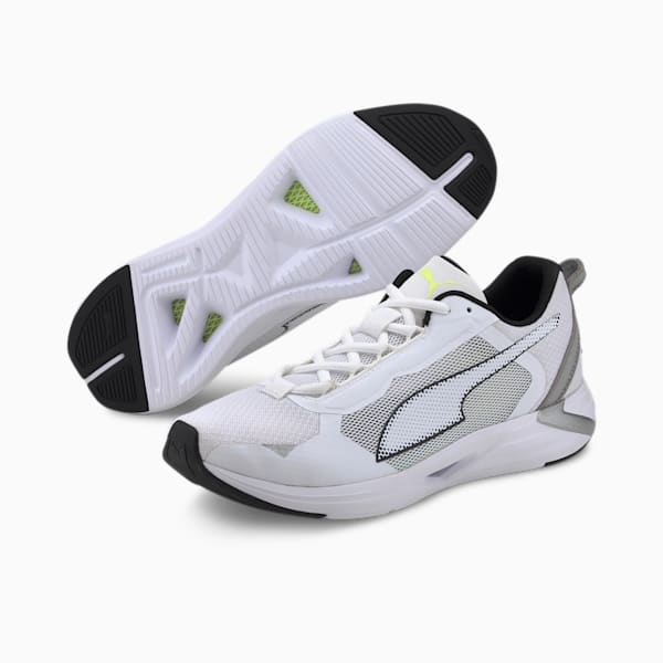 Minima Men's Running Shoes, Puma White-Fizzy Yellow, extralarge