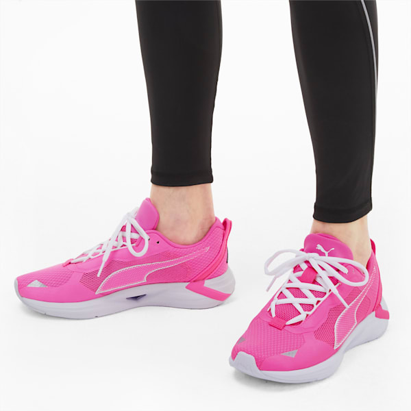 Pink puma shop running shoes