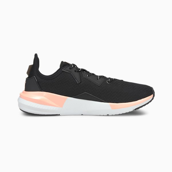 Platinum Metallic Women's Training Shoes, Elektro Peach-Puma Black-Puma White, extralarge