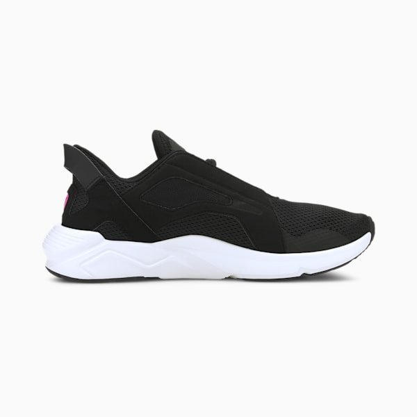 LQDCELL Method Women's Training Shoes, Puma Black-Fizzy Yellow-Luminous Pink, extralarge