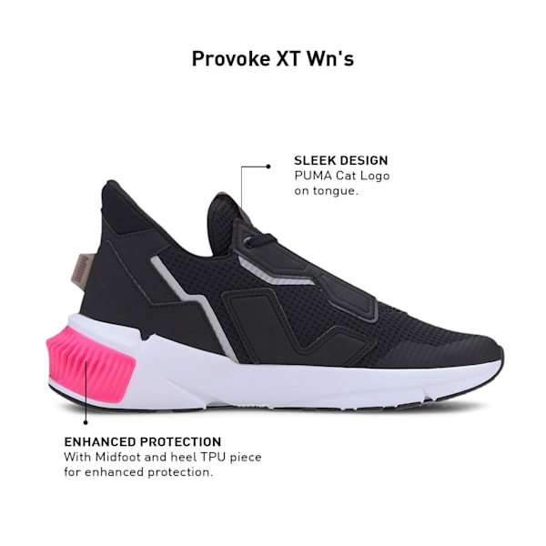 Provoke XT Women's Training Shoes, Puma Black-Luminous Pink-Puma White, extralarge-IND