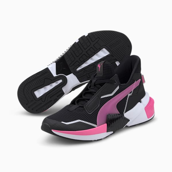 Tenis de entrenamiento para mujer Provoke XT, Puma Black-Luminous Pink-Puma White, extralarge