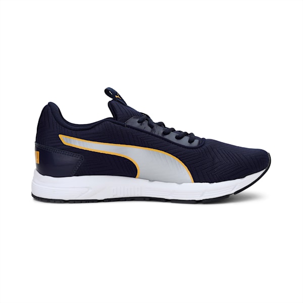 Campo Men's Running Shoes, Peacoat-Silver-Golden Rod, extralarge-IND